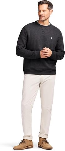 إيزود رجال ميزة الأداء الأداء Crewneck الصوف pullover قميص in Saudi Arabia