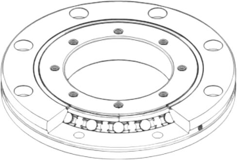 RU85UUCC0/P5 ، CRBF5515UUT1/P5 RU85 محامل الأسطوانة المتقاطعة (55x120x15mm) in Saudi Arabia