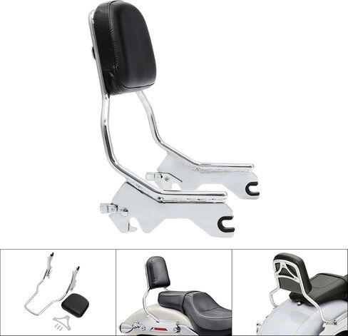 TCT-MOTORPARTS Upright Sissy Bar Backrest Fit For Harley Sport Glide Low Rider S FXLR FXLRS FLSB 2018-2025 2024 2023 2022 in Saudi Arabia