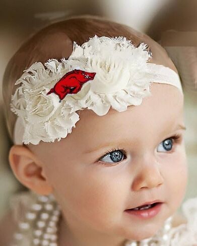أركنساس Razorback Baby Flower Flower Beamber (6-12 شهرًا 14 ") in Kuwait
