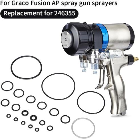 AUTOVIC 10 Set Complete O-Ring Rebuild Kit for Graco Fusion AP Spray Replacement for 246355 in Saudi Arabia