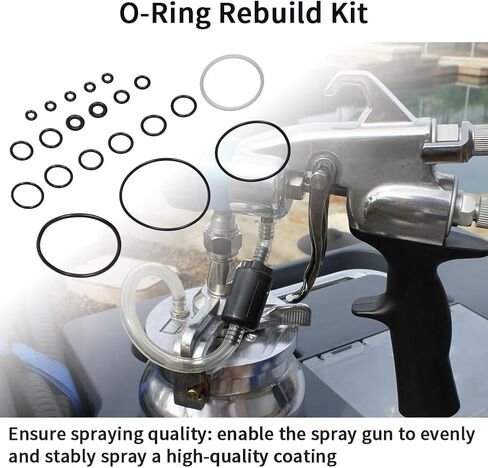 AUTOVIC 10 Set Complete O-Ring Rebuild Kit for Graco Fusion AP Spray Replacement for 246355 in Saudi Arabia