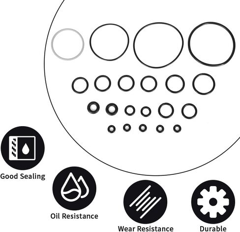 AUTOVIC 10 Set Complete O-Ring Rebuild Kit for Graco Fusion AP Spray Replacement for 246355 in Saudi Arabia
