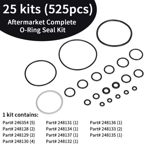 AUTOVIC 10 Set Complete O-Ring Rebuild Kit for Graco Fusion AP Spray Replacement for 246355 in Saudi Arabia