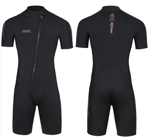Wyyhaa 3mm Shorty Wetsuit للرجال والنساء-بدلة الغوص من قطعة واحدة من قطعة واحدة ، غطس من الأكمام القصير وبدلة تصفح الساق قصيرة للغطس والسكوبا والتجديف والسباحة والرياضات المائية in Kuwait