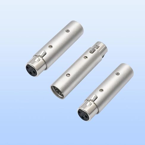 XLR 5-Pin Female إلى محول ذكور من 3 أسنان-محول إشارة DMX/الصوت المهنية ، موصلات قفل سبيكة الزنك ، كابل محمي لإضاءة المسرح و Pro Audio 3 حزم in Kuwait