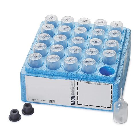 HACH 2515025 Sololved Oxygen Accuvac® ampules ، نطاق عالي ، (حزمة 25) in Saudi Arabia