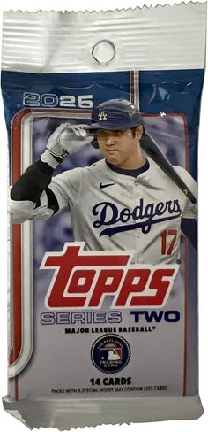 Topps 2025 Series 2 Baseball Trading Card Pack (14 Cards) in Saudi Arabia
