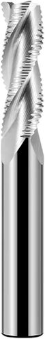 Roughing End Mill HRC66 4 Flute for Stainless Steel Aluminium CNC Milling Cutter Metal Tool 6mm 7 8 10 12MM 20MM Rough Machining(for Aluminium,14X40XD14X100L) in Saudi Arabia