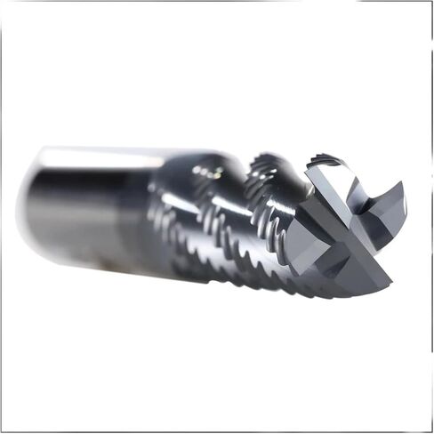Roughing End Mill HRC66 4 Flute for Stainless Steel Aluminium CNC Milling Cutter Metal Tool 6mm 7 8 10 12MM 20MM Rough Machining(for Aluminium,14X40XD14X100L) in Saudi Arabia