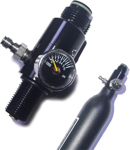 HPA 4500psi Cylinder Air Tank Regulator Valve Output 800psi to 3000psi 5/8"-18UNF Diving Mountain Climbing(1800psi) in Saudi Arabia