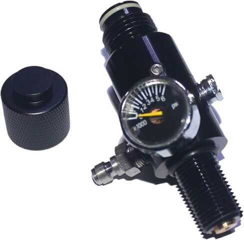 HPA 4500psi Cylinder Air Tank Regulator Valve Output 800psi to 3000psi 5/8"-18UNF Diving Mountain Climbing(1800psi) in Saudi Arabia
