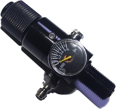HPA 4500psi Cylinder Air Tank Regulator Valve Output 800psi to 3000psi 5/8"-18UNF Diving Mountain Climbing(1800psi) in Saudi Arabia