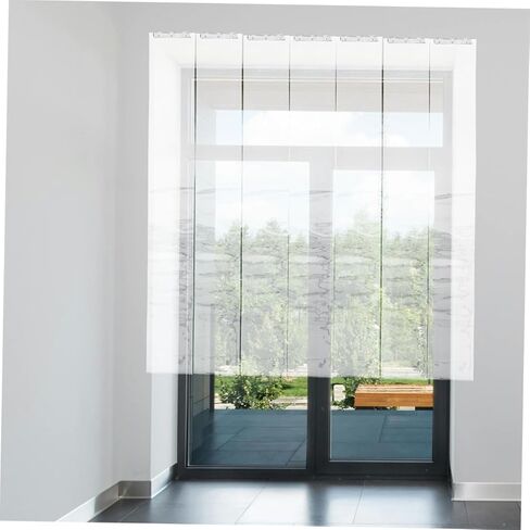 Pretyzoom 1.7m Stramprent Door Door Startain مقاوم للرياح ومقاومة للغبار للاستخدام التجاري في المنزل عزل حراري ممتاز لمحلات السوبر ماركت وكفاءة الطاقة in Kuwait