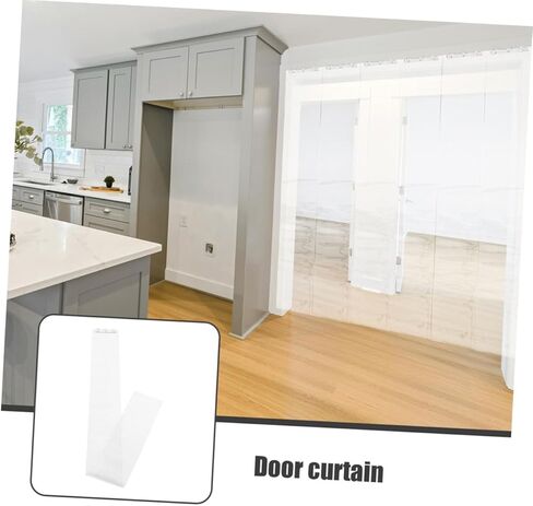 Pretyzoom 1.7m Stramprent Door Door Startain مقاوم للرياح ومقاومة للغبار للاستخدام التجاري في المنزل عزل حراري ممتاز لمحلات السوبر ماركت وكفاءة الطاقة in Kuwait