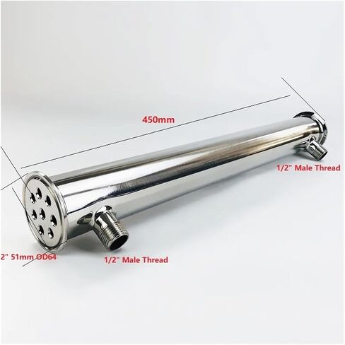 مكثف Dephlegmator 2 "51mm (OD64mm) مكثف التقطير ، الجزر ، dephlegmator. in Saudi Arabia
