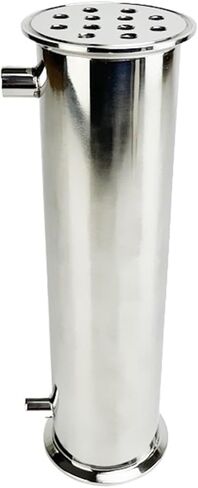 dephlegmator المكثف 3 "(76 مم) OD91MMMMMATOR/مكثف التقطير مع 1/4 بوصة thred و 12 أنابيب داخل/معرف 8 مم ، LENGHT 400MM ، الارتجاع ، SS304 in Saudi Arabia