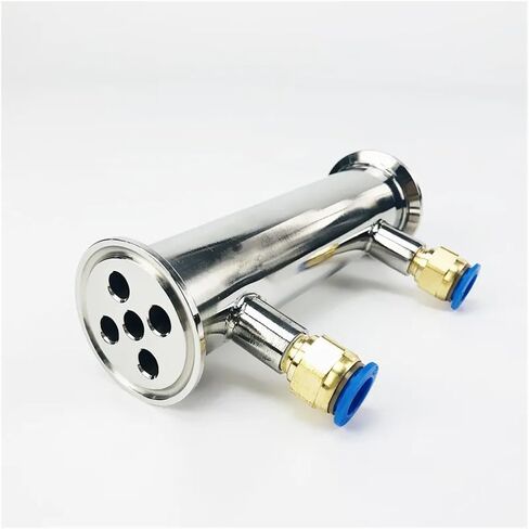 Dephlegmator المكثف 1.5 "38 مم （OD50.5 مم） dephlegmator ، الارتجاع ، مكثف التقطير مع فقي أنثى 1/4 بوصة ، طول 150 مم ، الصلب الصحية 304 in Saudi Arabia