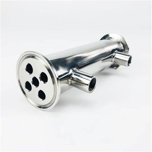 Dephlegmator المكثف 1.5 "38 مم （OD50.5 مم） dephlegmator ، الارتجاع ، مكثف التقطير مع فقي أنثى 1/4 بوصة ، طول 150 مم ، الصلب الصحية 304 in Saudi Arabia