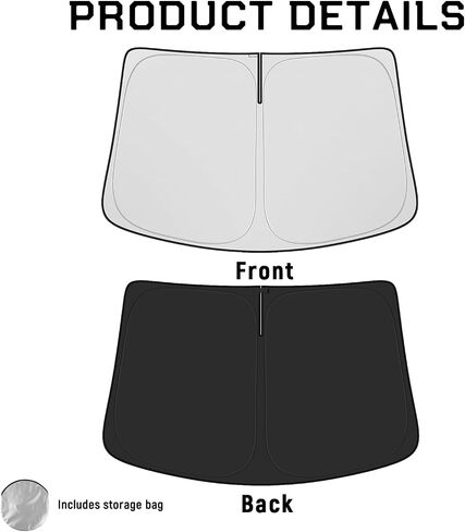 Windshield Sun Shade for Honda CRV 2026 2025 2024 2023 Hybrid (Include HEV) Accessories Foldable Car Sun Shade Windshield Blocks UV Rays Sun Visor Protector in Kuwait