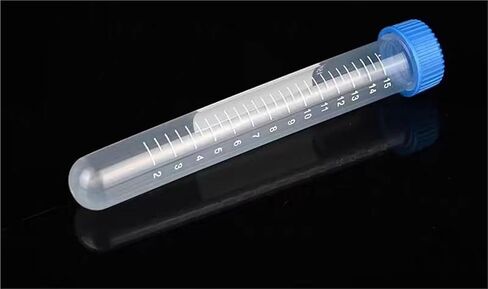 50pcs/lot 15ml أنابيب بلاستيكية مع أغطية pp microcentrifuge عينة قوارير مستديرة أنابيب البلاستيك السفلية مع قبعات الطرد المركزي in Saudi Arabia