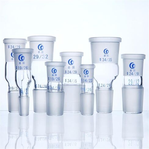 24 * 19/19 * 14/29 * 24/19 * 24/24 * 29 Glass Distillation Adapter, Distillation Head, Used for Distillation Unit Standard Mouth(19 to 14 type-2) in Saudi Arabia