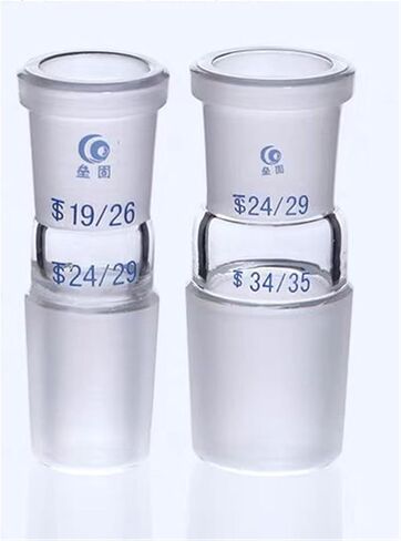 24 * 19/19 * 14/29 * 24/19 * 24/24 * 29 Glass Distillation Adapter, Distillation Head, Used for Distillation Unit Standard Mouth(19 to 14 type-2) in Saudi Arabia