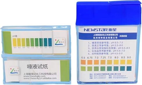 100 Strips/Box 4.0-9.0 Laboratory pH Test Paper Universal pH Test Strips Human pH Soil Amniotic Water Aquarium(1 box) in Saudi Arabia