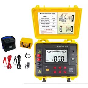 Digital Transformer DC Resistance Tester Digital DC Low Resistance Tester with 1.0uΩ～50.00kΩ Resolution 0.1uΩ 600 Groups Data Storage USB Interface Four Wire Test Method in Saudi Arabia