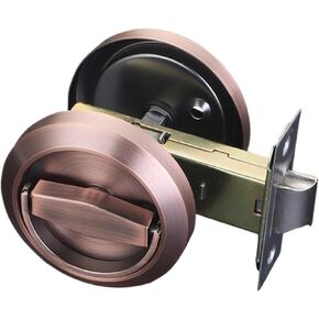 Hidden Door Locks Stainless Steel Handle Recessed Cabinet Invisible Pull Mechanical Outdoor Lock 1Pcs(Gold Set) in Kuwait