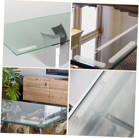 NUOBESTY 30pcs Glass Table Bumper Strips Cabinet Door Bumpers Easy Stick Design in Saudi Arabia