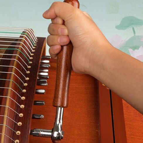 FAVOMOTO Wooden Guzheng Tuning Wrench, Professional Zither Tuner Spanner Guzheng Tuner String Instrument Tool Tuning Accessory for Musical Instruments in Saudi Arabia