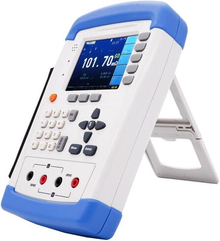 Portable Micro Ohm Meter Handheld DC Milliohm Meter DC Low Resistance Tester with Range 10μΩ～200KΩ Accuracy 0.1% USB Interface ABS/PER/SEQ Comparison Criteria in Saudi Arabia