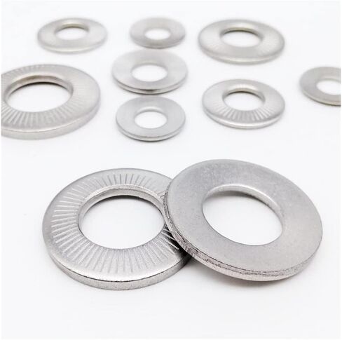 Gasket,Knurled Gasket, 304 Stainless Steel Disc Spring Serrated Lock Washer Knurled Elastic Gasket M3 M4 M5 M6 M8 M10 M12 M16 in Saudi Arabia