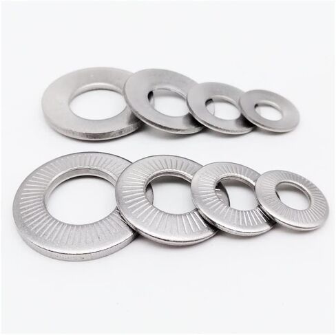 Gasket,Knurled Gasket, 304 Stainless Steel Disc Spring Serrated Lock Washer Knurled Elastic Gasket M3 M4 M5 M6 M8 M10 M12 M16 in Saudi Arabia