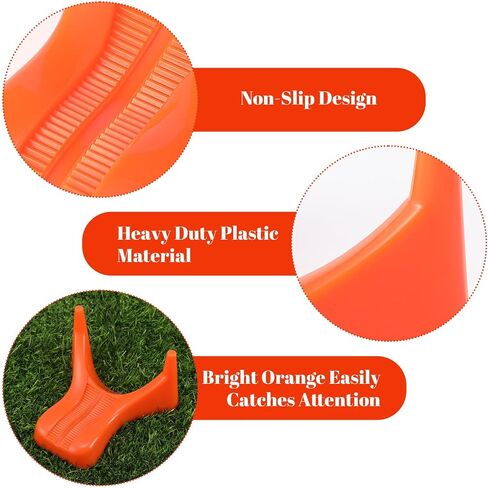 Soulchen 6 Pcs Football Style Kickoff Kicking Tee Rugby Ball Display Stand Compatible for All Ball Sizes Football Display Stand for Kickoff Practice Equipment in Saudi Arabia