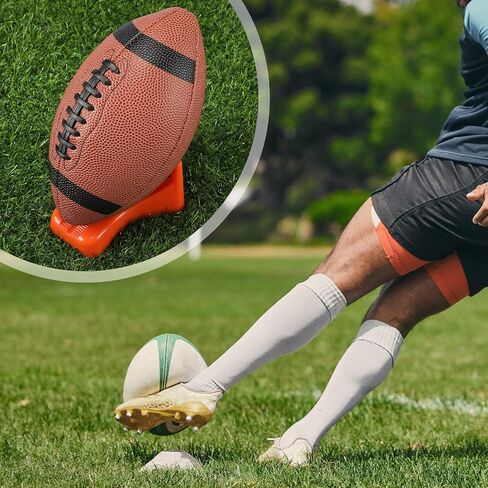 Soulchen 6 Pcs Football Style Kickoff Kicking Tee Rugby Ball Display Stand Compatible for All Ball Sizes Football Display Stand for Kickoff Practice Equipment in Saudi Arabia