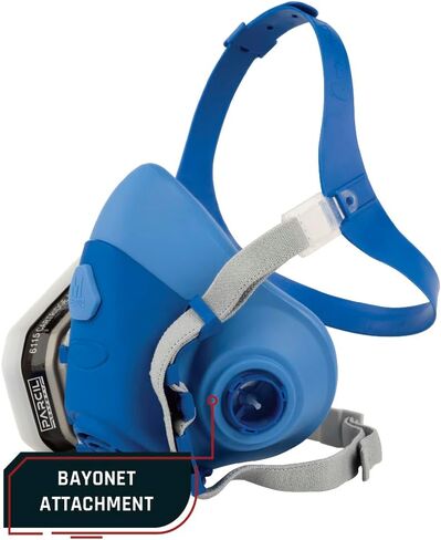 UltraSeal Medium Reusable Half-Face Respirator Mask | NIOSH-Approved | OV/P95 Protection, Standard Bayonet Cartridges in Saudi Arabia