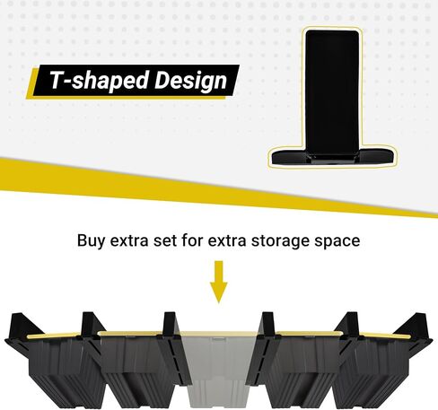 6-bin Overhead Garage Storage Rack, Ceiling Storage Racks Heavy Duty, Powder Coated Tote Storage Rack for Garages, Sheds, Storerooms (7 PCS, for 6 Bins) in Kuwait