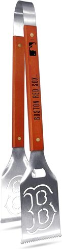 MLB Boston Red Sox Grill-a-tongs ، ملقط شواء الشواء الشاق الشاقية من الفولاذ المقاوم للصدأ in Saudi Arabia