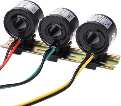 3PCS Miniature Precision Current Transformer Mini Rail Type Electric Meter Three-Phase Waterproof 0.5 Class(75A(5A) 3PCS) in Saudi Arabia