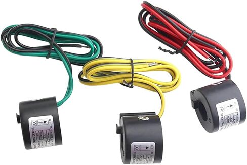 3PCS Miniature Precision Current Transformer Mini Rail Type Electric Meter Three-Phase Waterproof 0.5 Class(75A(5A) 3PCS) in Saudi Arabia
