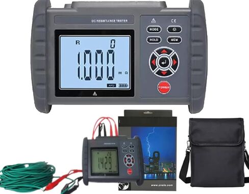 Micro Ohmmeter منخفض أوم متر ميلي أوكميتر اختبار مقاومة الترابط التجهيز مع 0.01mΩ إلى 30.00kΩ دقة 10uΩ واجهة USB 0.1 ٪ لقياس لفائف المحولات in Saudi Arabia