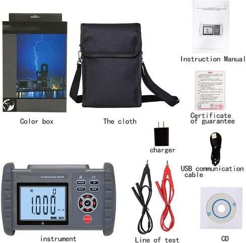 Digital DC DC LOW RESTANCE TESTER MICRO OHM METER TESTERER MILLI OHMMETER in Saudi Arabia