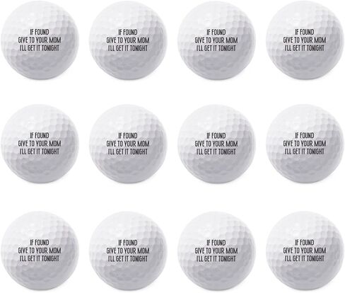 TeesAndTankYou If Found Give to Your Mom Golf Ball - Novelty Gift for Men Golfers and Dad in Saudi Arabia