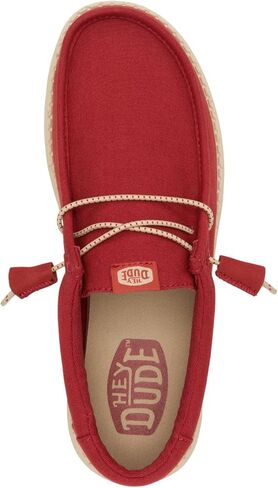 HEYDUDE Men's Wally Canvas Navy Size 15, Men’s Shoes, Slip-on Loafers, Comfortable & Light-Weight in Saudi Arabia