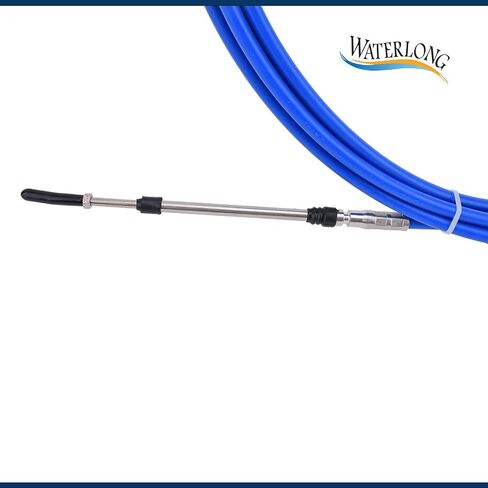 Boat Throttle Control Cable 22 Feet (2pcs Blue) Outboard Rotary Steering Cable for Most Single Station Boats in Saudi Arabia