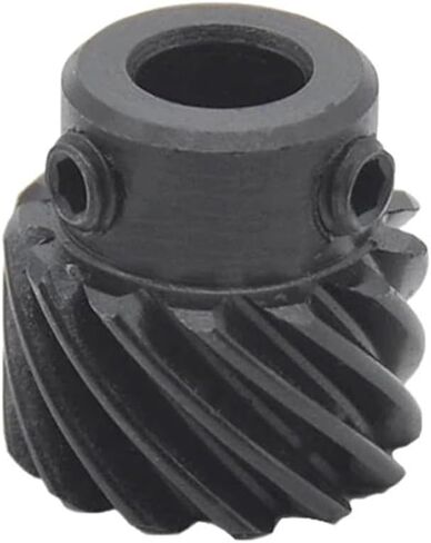 Steel Motor Drive Gear Helical Teeth 15 Teeth T Spiral Gear Staggered 45 Degree Helical Gear Steel Gear Hole Diameter 10mm(15Teeth Right Spiral) in Saudi Arabia