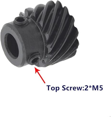 Steel Motor Drive Gear Helical Teeth 15 Teeth T Spiral Gear Staggered 45 Degree Helical Gear Steel Gear Hole Diameter 10mm(15Teeth Right Spiral) in Saudi Arabia