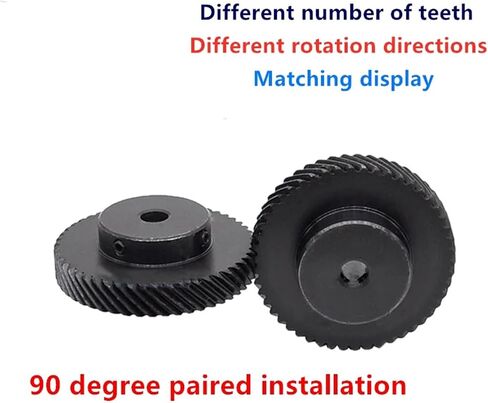 Steel Motor Drive Gear Helical Teeth 15 Teeth T Spiral Gear Staggered 45 Degree Helical Gear Steel Gear Hole Diameter 10mm(15Teeth Right Spiral) in Saudi Arabia